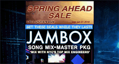 Desktop Screenshot of jamboxstudios.com